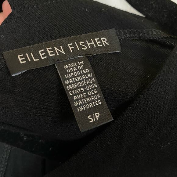 Eileen Fisher Double V-neck Sleeveless Jersey A-line Dress Size Small - Picture 5 of 6